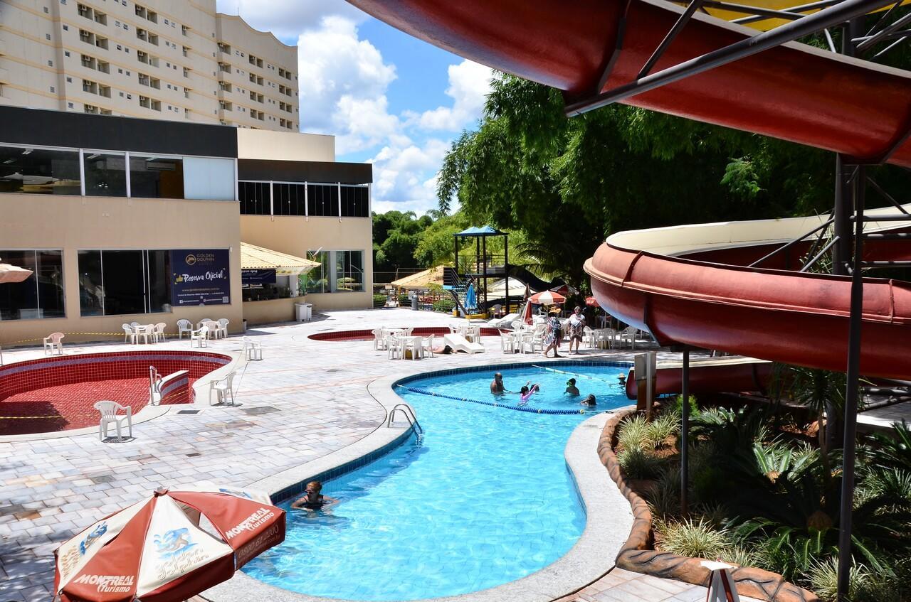 Apartamento Golden Dolphin Grand Caldas Novas Exteriör bild